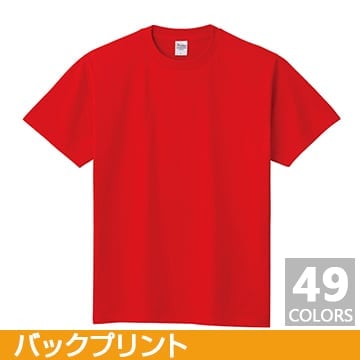 コットンTシャツ ヘビーウェイトTシャツ(カラー) レギュラーサイズ バックプリント 