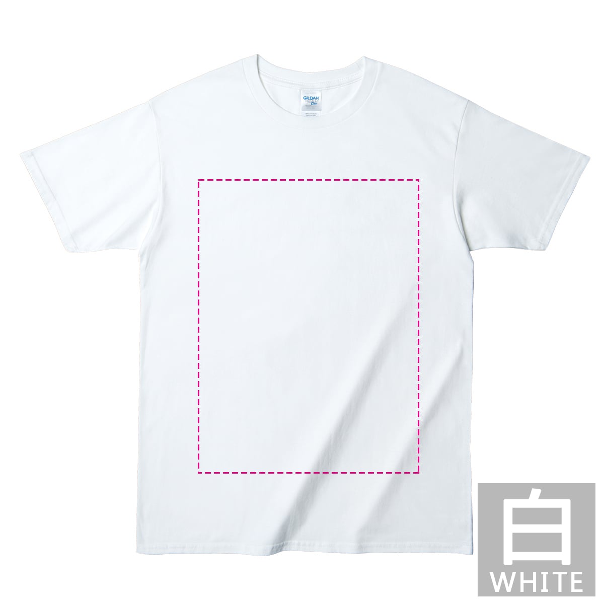 コットンtシャツ ジャパンフィットtシャツ メンズ 白 レギュラーサイズ フロントプリント オリジナルウェア Com