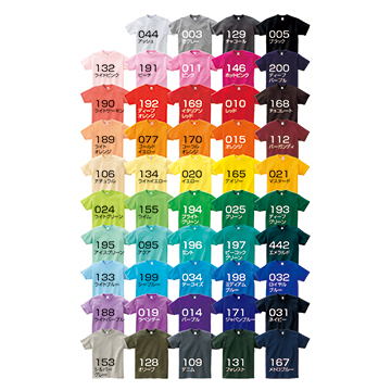 コットンTシャツ / ヘビーウェイトTシャツ(カラー) レギュラーサイズ / フロント＆バックプリント