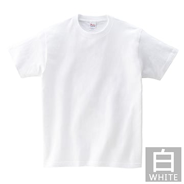 コットンTシャツ / ヘビーウェイトTシャツ(白) レギュラーサイズ / バックプリント