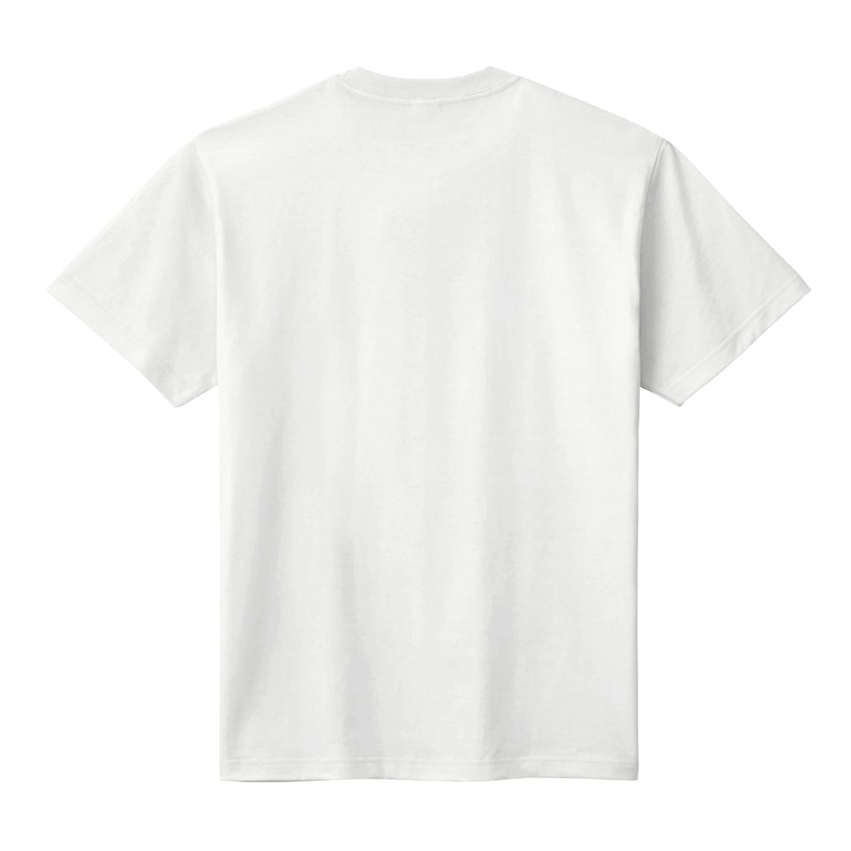 コットンtシャツ ヘビーウェイトtシャツ 白 レギュラーサイズ 胸ワンポイントプリント オリジナルウェア Com
